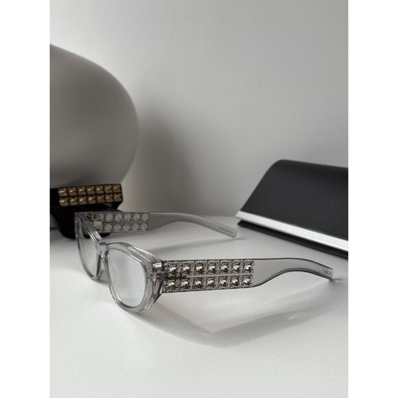 NEW Givenchy GV40078U Cat Eye Mirror Crystal Sunglasses $700 - Picture 2 of 7